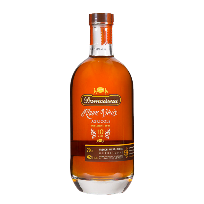 damoiseau marie galante guadeloupe rhum agricole rhum vieux 10 ans hors d'age xO millesime 2001