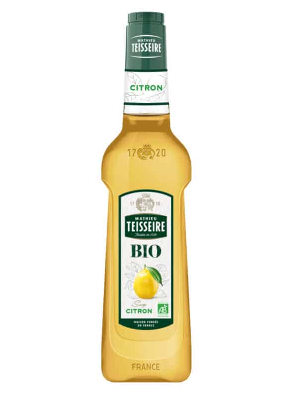 citron bio sirop teisseire