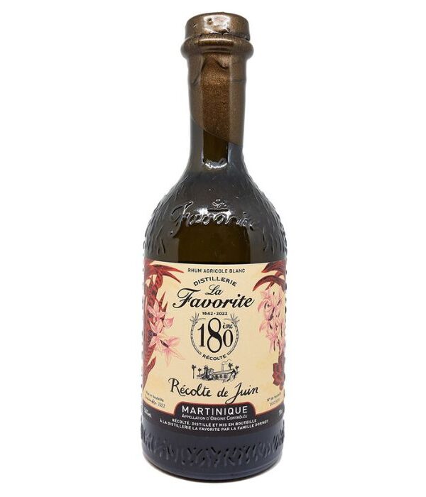 La Favorite – Rhum blanc - 180 ème récolte - juin 2022