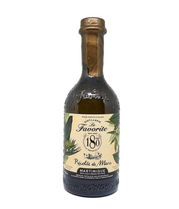 La Favorite – Rhum blanc - 180 ème récolte - Mars 2022 - 56% - 70cL